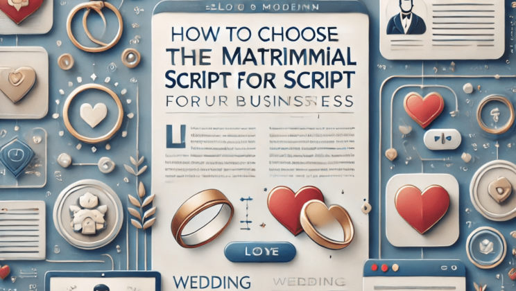 Why Use a Customizable Matrimonial Script for Your Online Matrimony Platform